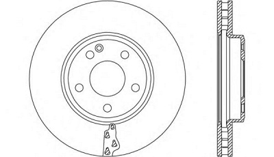 OPEN PARTS bdr264420 -  Тормозной диск
